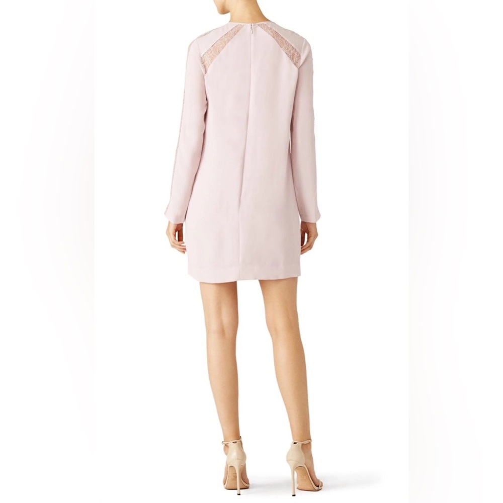 BCBGMaxAzria Payten Long-Sleeve Lace-Insert Shift Dress • Size S • New no Tags - Picture 4 of 5